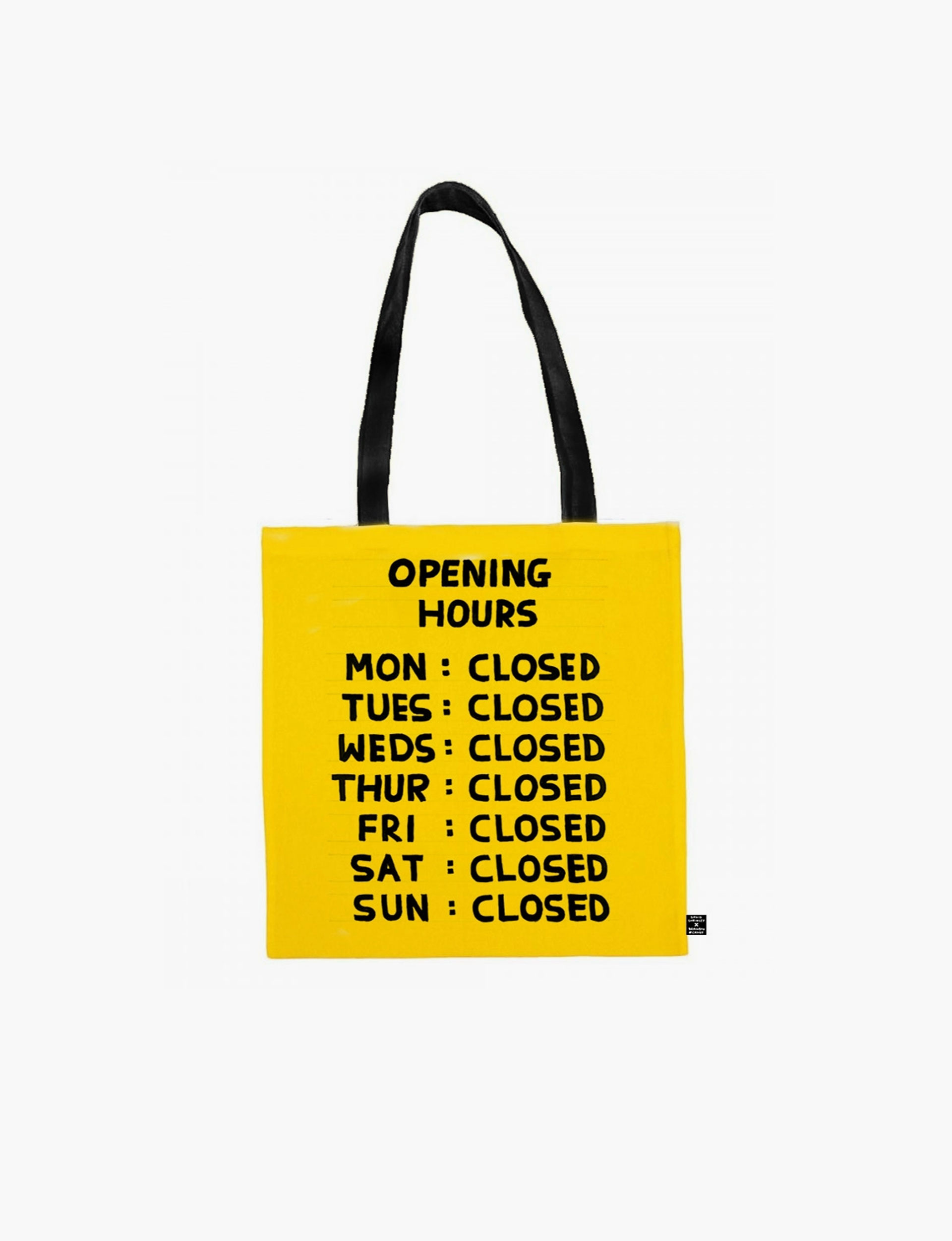 David-Shrigley-x-Brainbox-Candy-Tote-Opening-Hours-london-workshop
