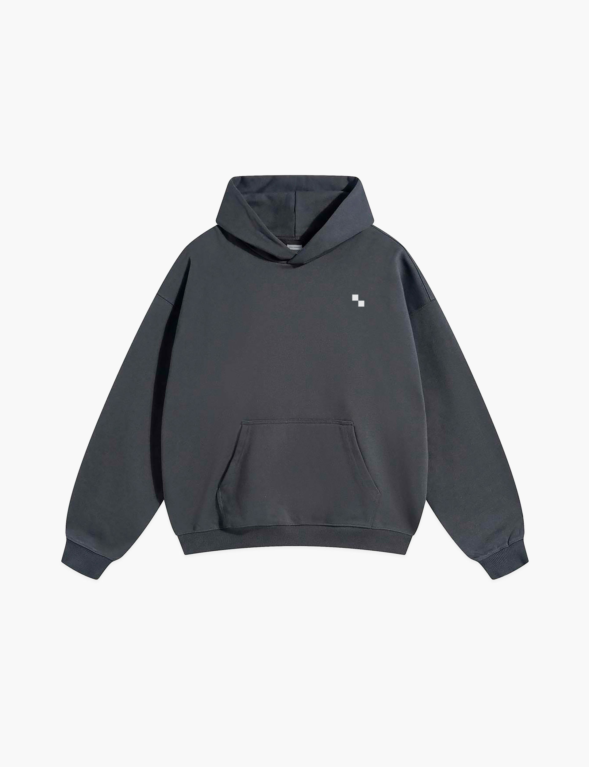 hilo-squares-hoodie-dark grey
