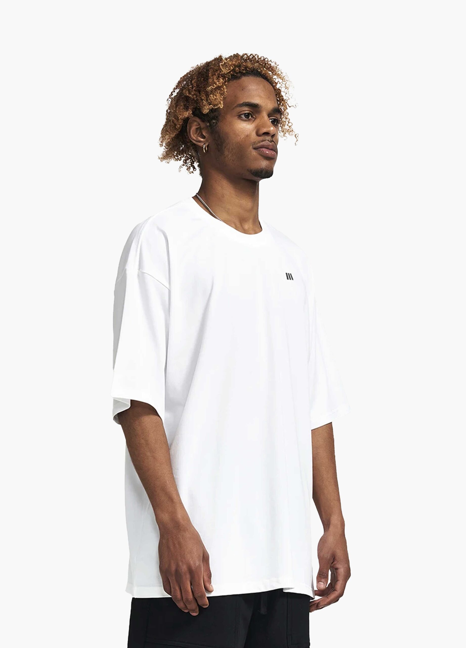 London Workshop The Workshop Mark Oversized Cotton T-Shirt White