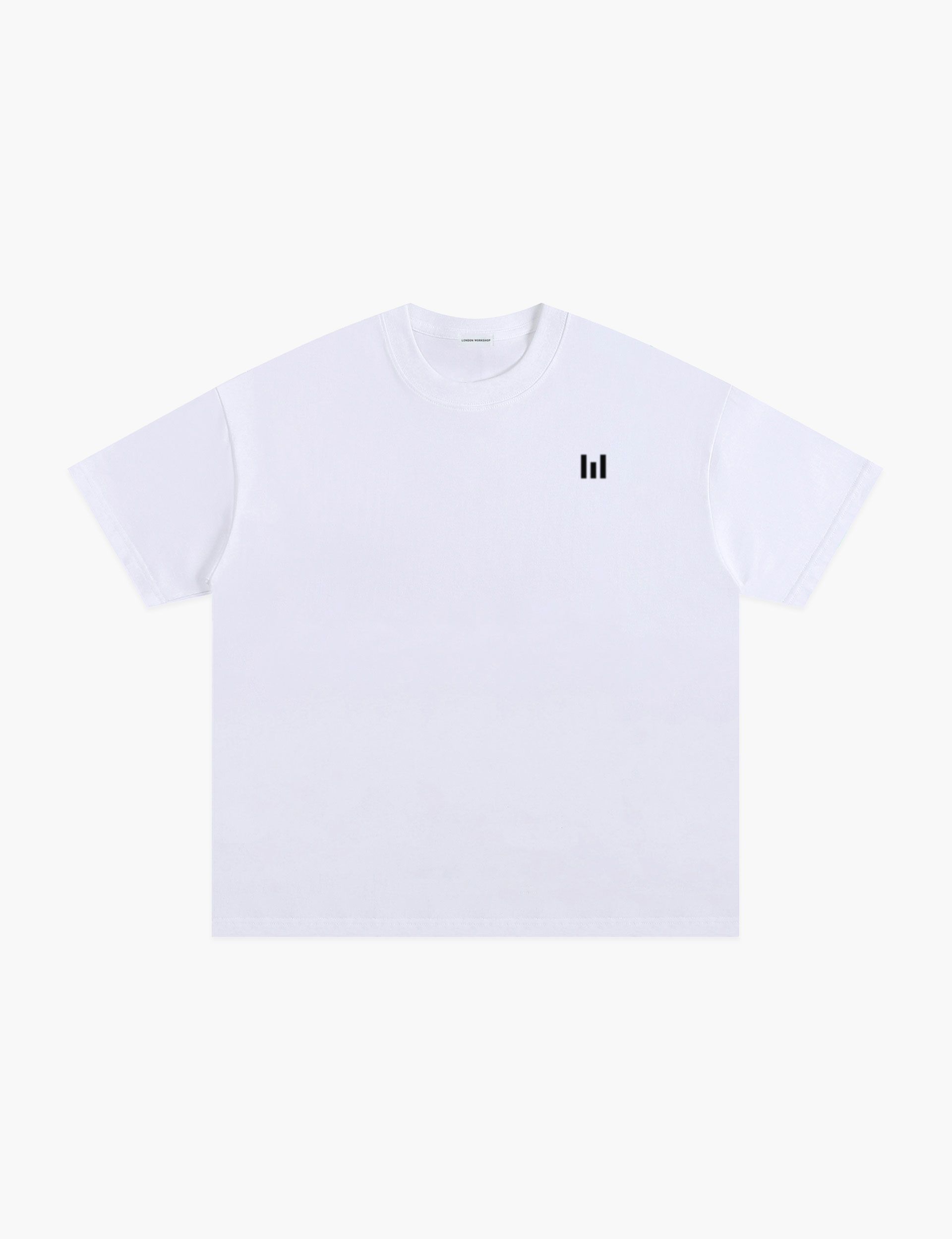 London Workshop The Workshop Mark Oversized Cotton T-Shirt White